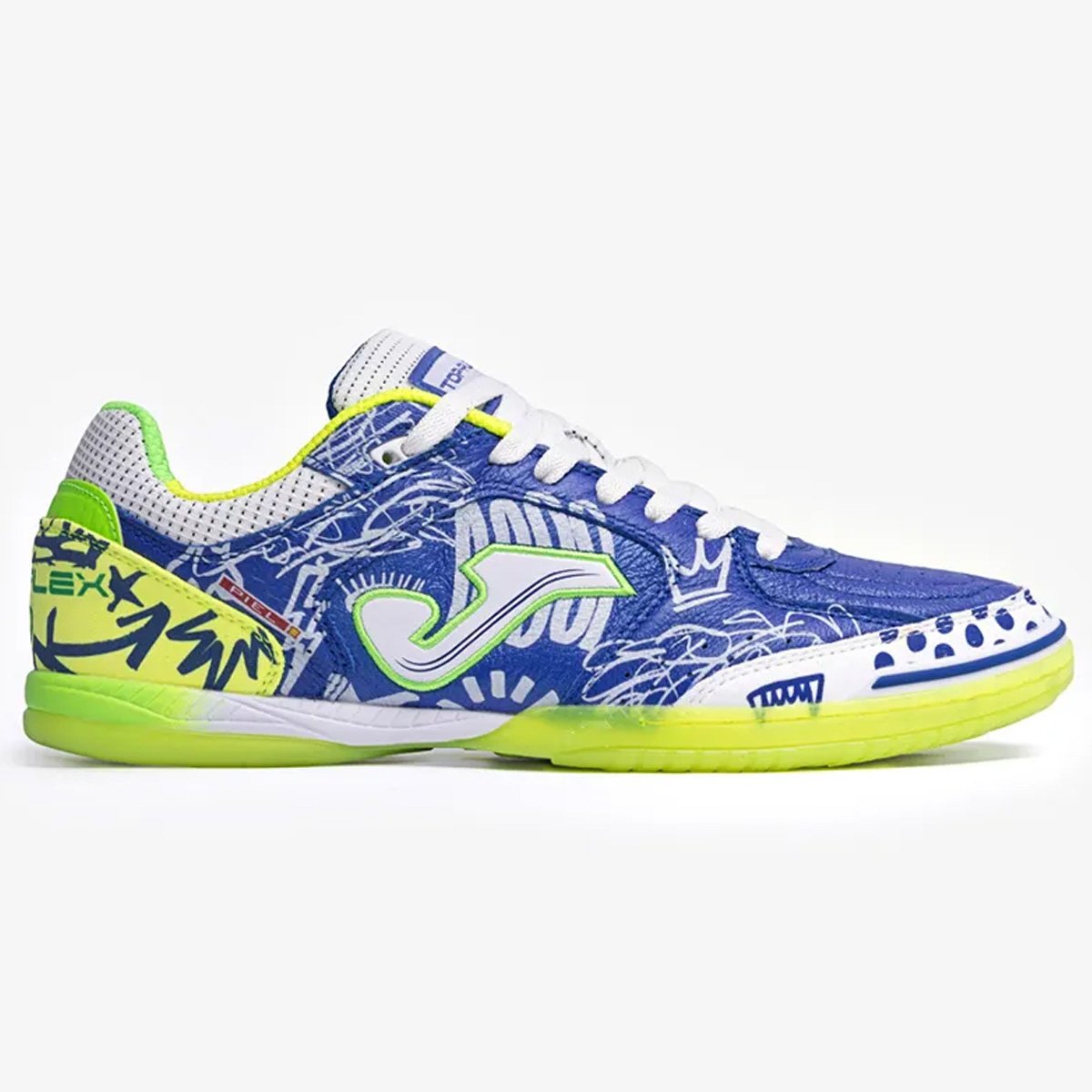 Chuteira Futsal Joma Top Flex Pito Unissex Azul