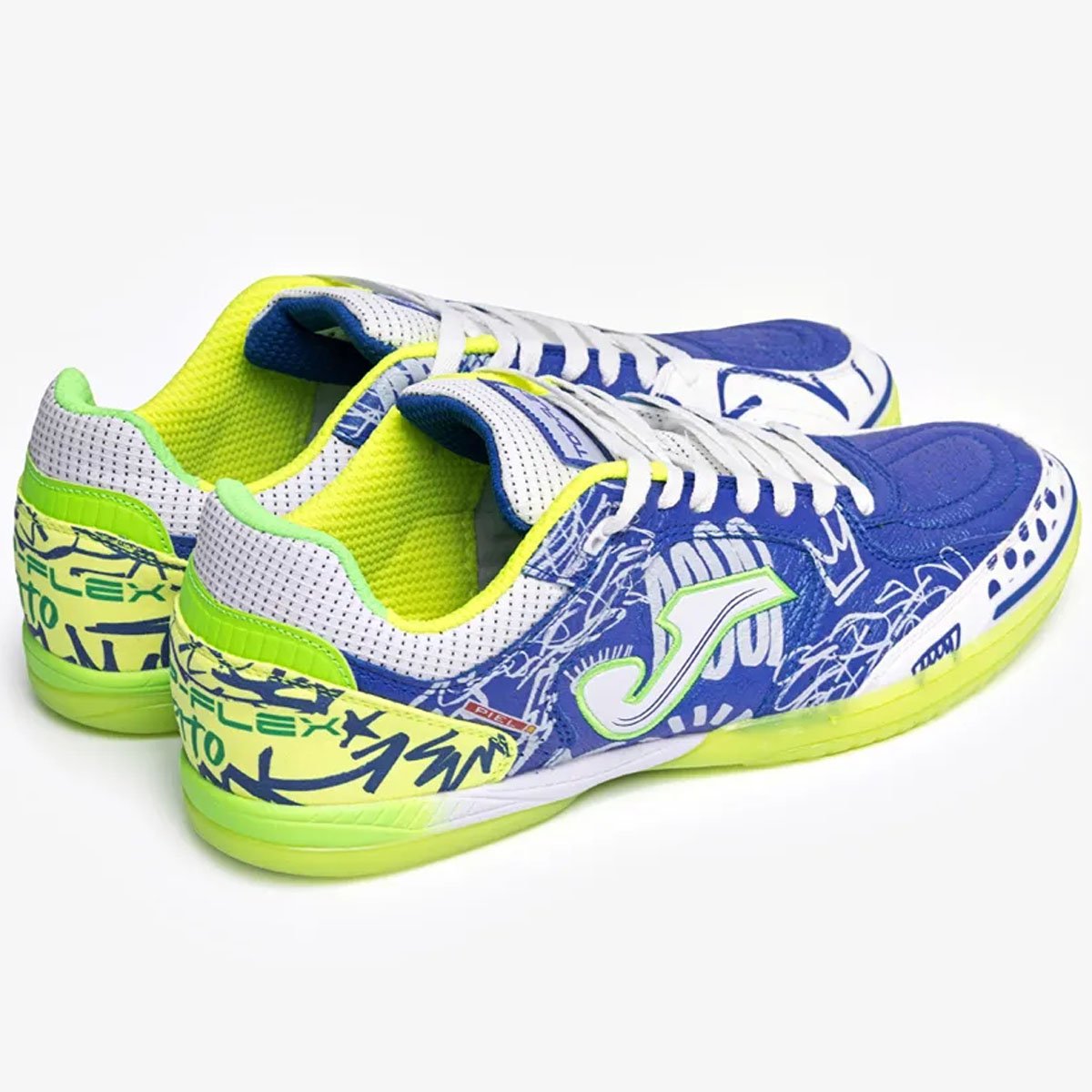 Chuteira Futsal Joma Top Flex Pito Unissex Azul Azul 4