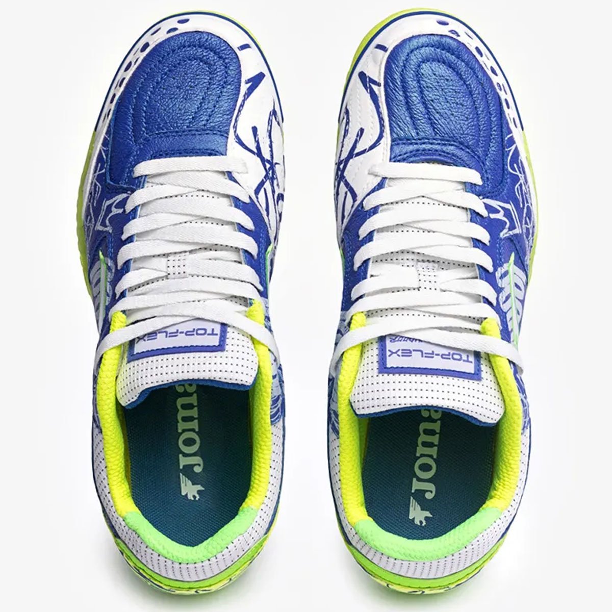 Chuteira Futsal Joma Top Flex Pito Unissex Azul Azul 5
