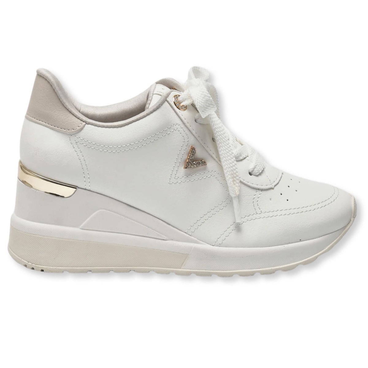 Tenis Via Marte 046-010 Feminino Branco