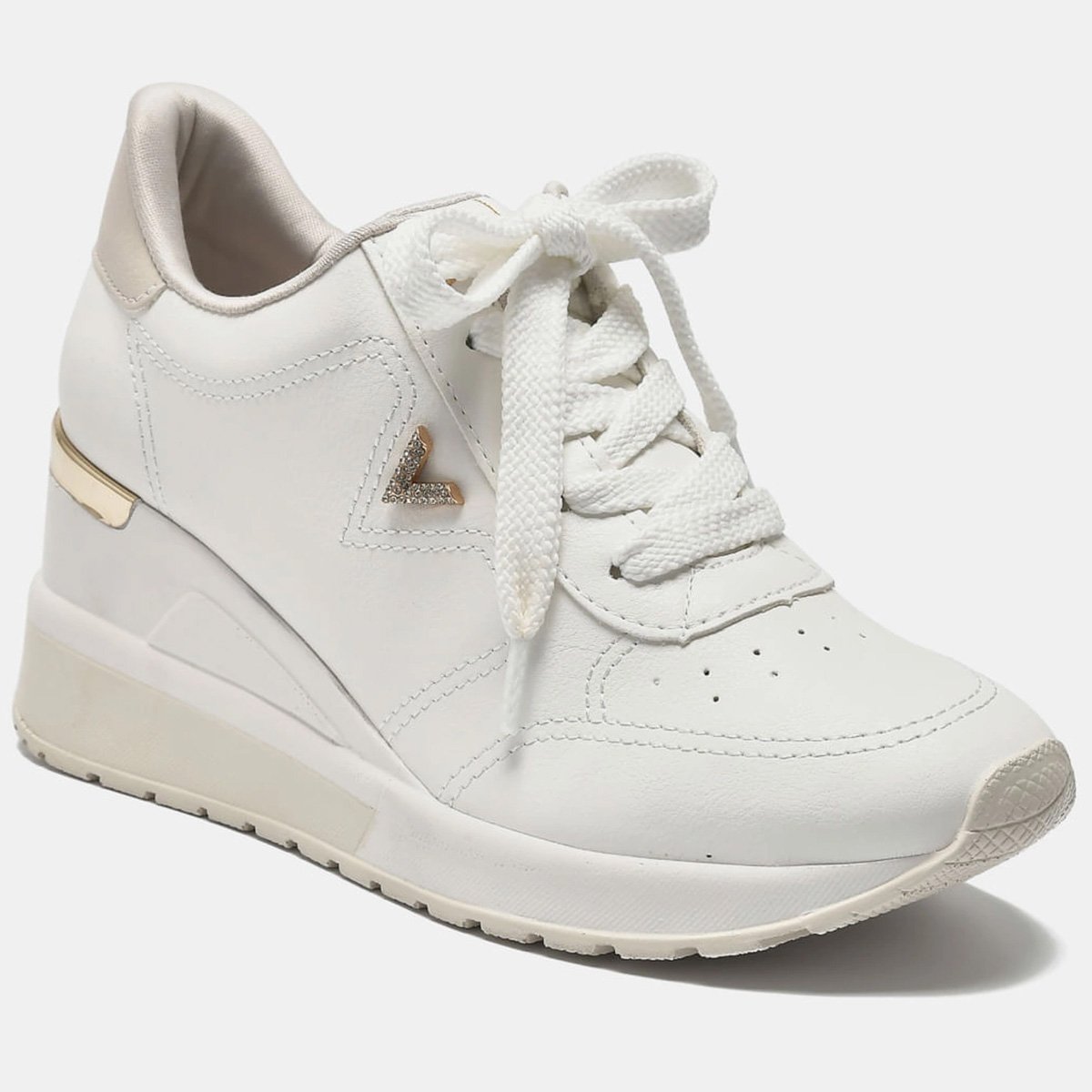 Tenis Via Marte 046-010 Feminino Branco Branco 2