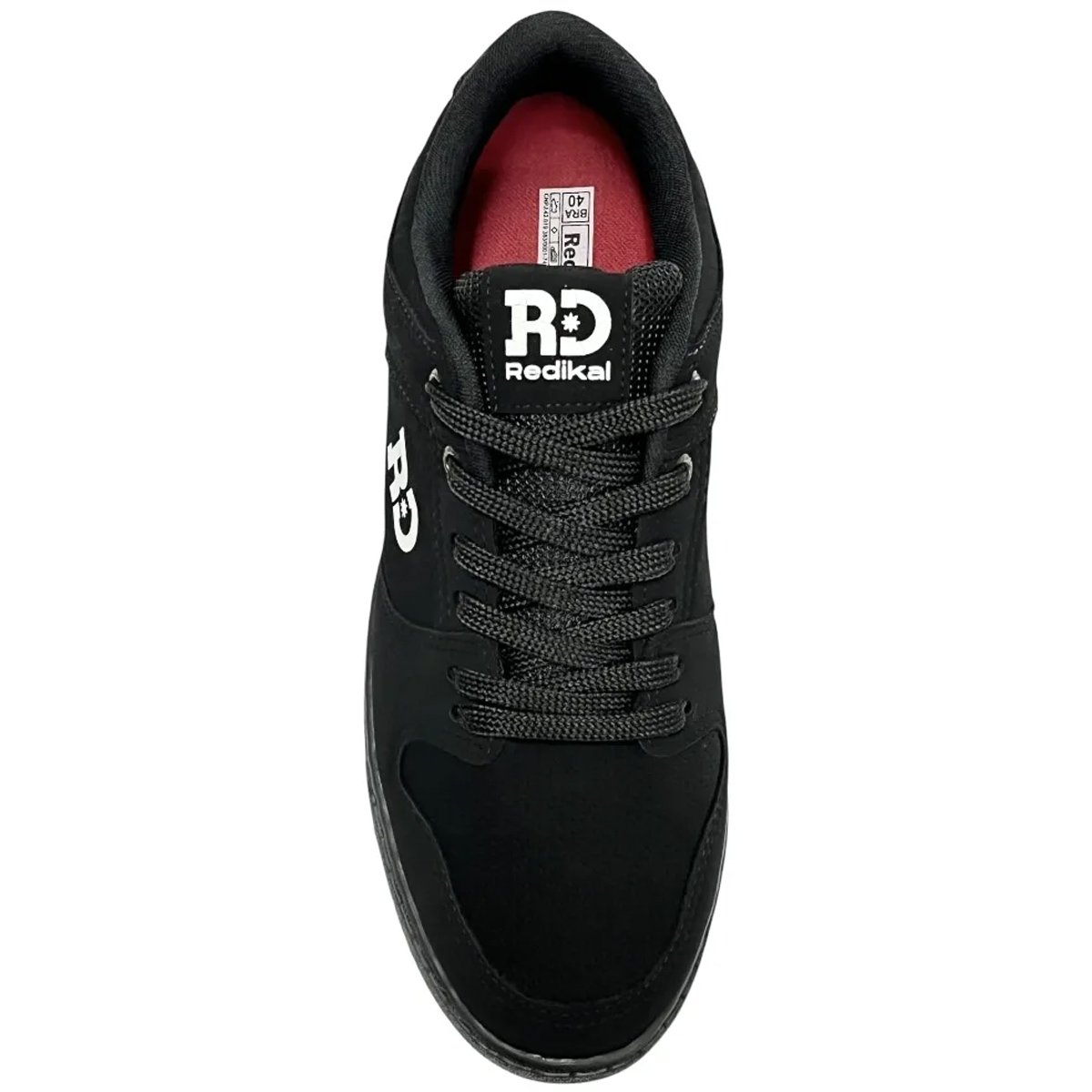 Tenis Redikal Skate RKT406 Masculino Preto Preto 4
