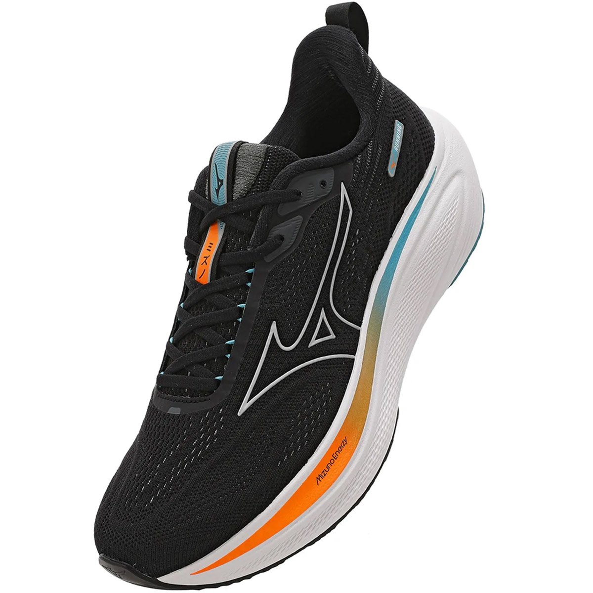 Tenis Mizuno Base Prime Masculino Preto Preto 6
