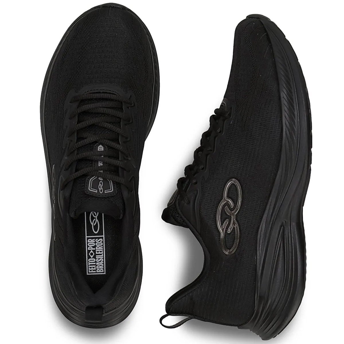 Tenis Olympikus Marte Infantil Preto Preto 3