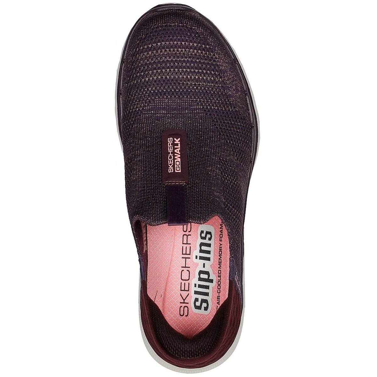 Tenis Skechers Go Walk 6 Fabulous View Feminino Uva Roxo 3