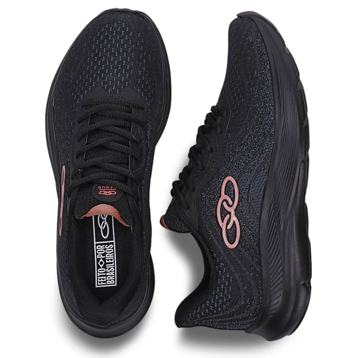 Tenis Olympikus Venus 3 Feminino Preto Preto 3