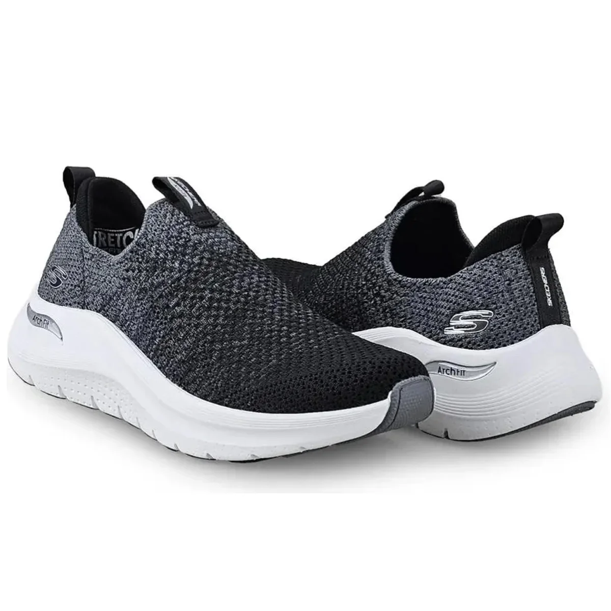 Tenis Skechers Arch Fit 2.0 Feminino Preto Preto 3