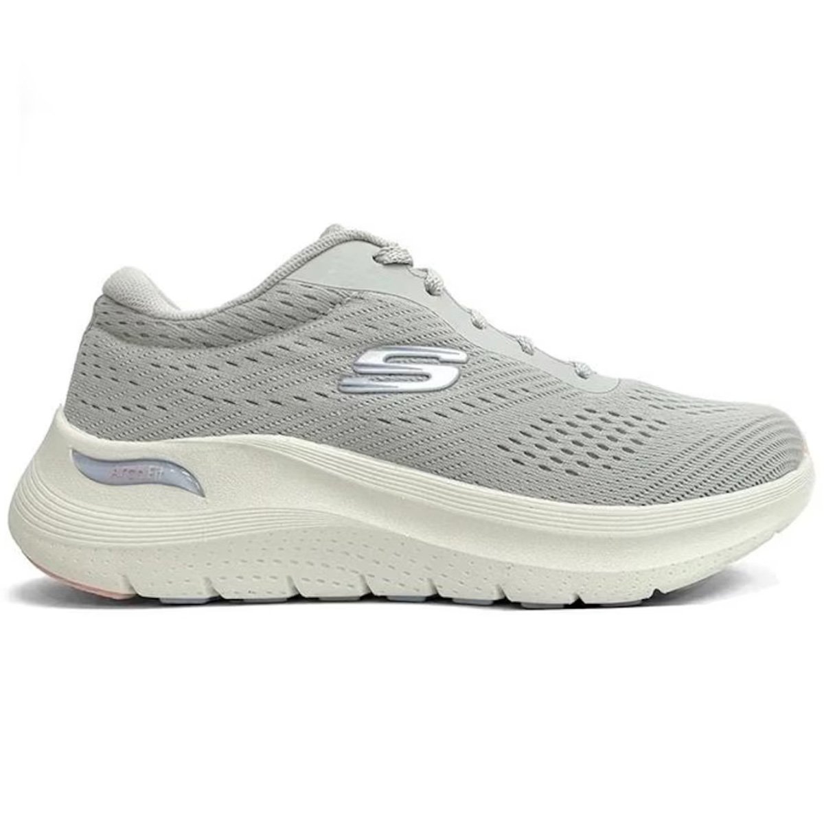 Tenis Skechers Arch Fit 2.0 Big League Feminino Cinza