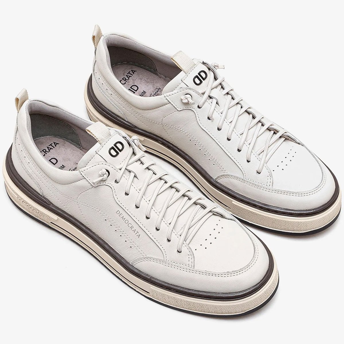 Sapatenis Democrata Denim Foster Masculino Off White Off White 2
