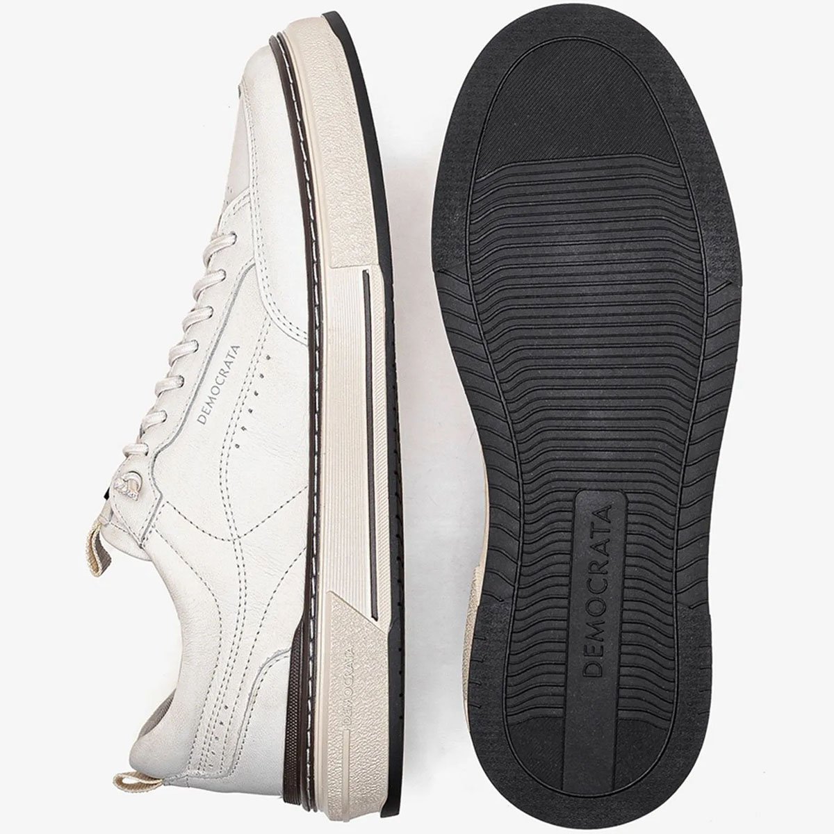 Sapatenis Democrata Denim Foster Masculino Off White Off White 4