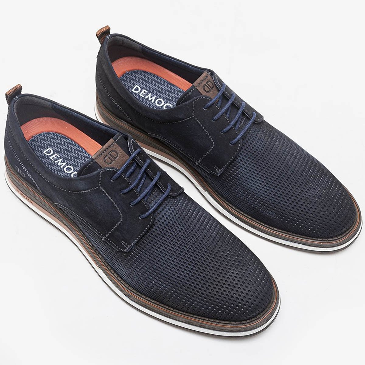 Sapato Democrata Metropolitan Type Masculino Navy Azul 2