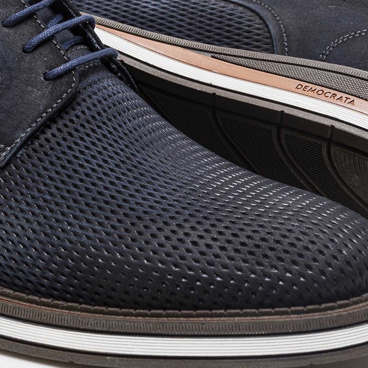 Sapato Democrata Metropolitan Type Masculino Navy Azul 4