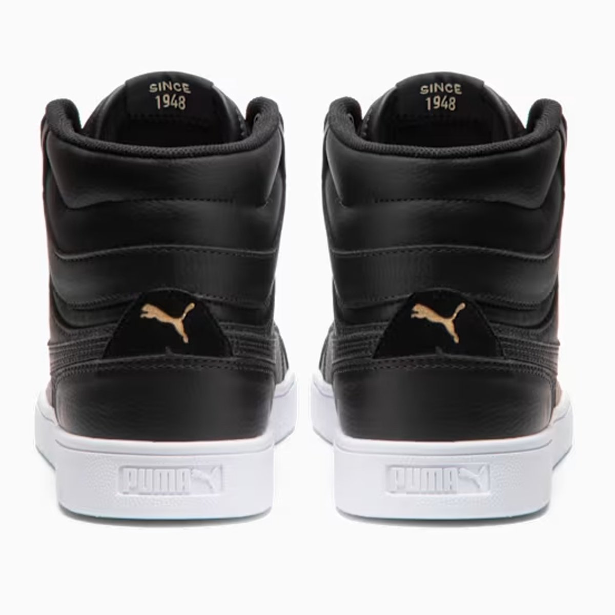 Tenis Cano Medio Puma Shuffle Mid Feminino Preto Preto 4