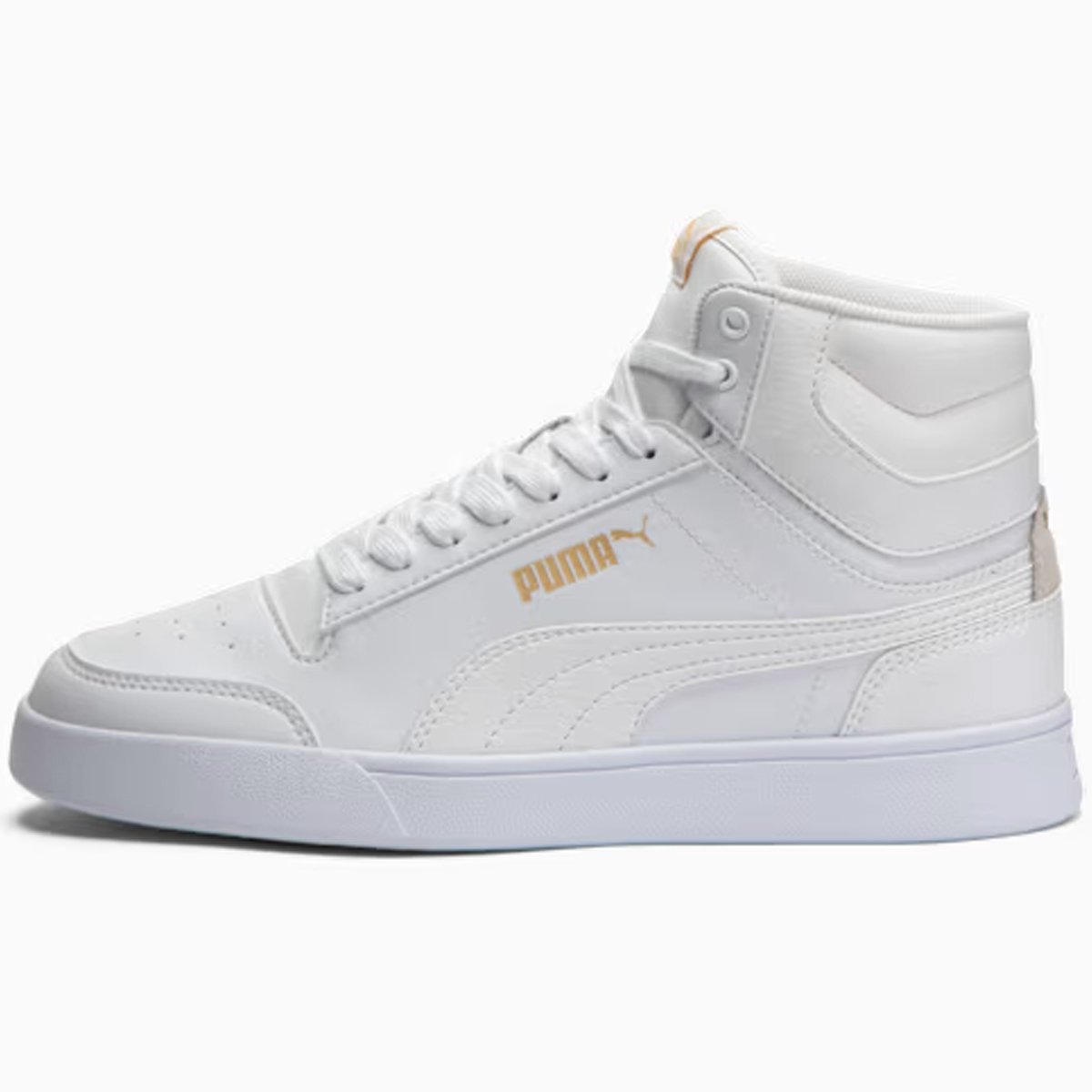 Tenis Cano Medio Puma Shuffle Mid Feminino Branco Branco 2
