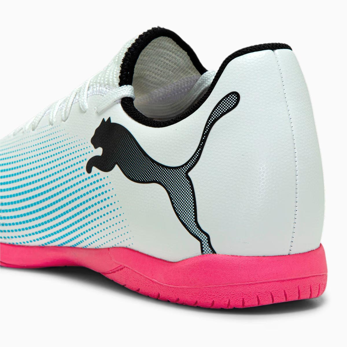 Tenis Futsal Puma Future 7 Play unissex Branco Branco 3