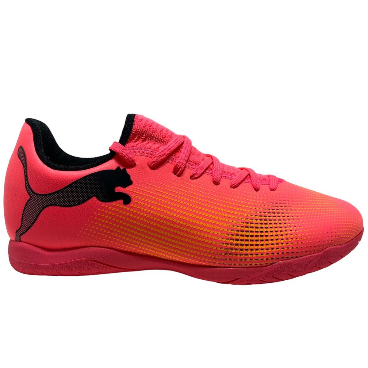 Tenis Futsal Puma Future 7 Play unissex Coral