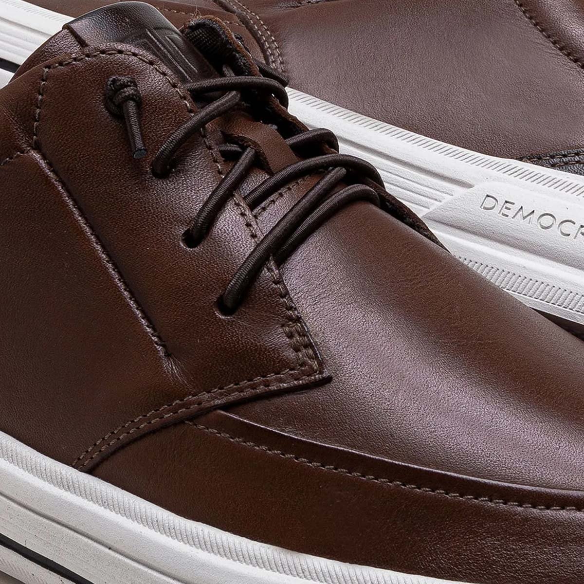 Sapatenis Democrata Clay Masculino Marrom Marrom 3