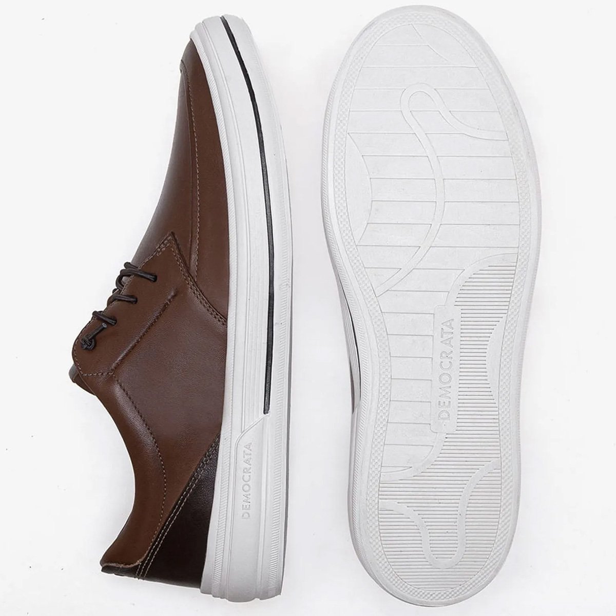 Sapatenis Democrata Clay Masculino Marrom Marrom 4