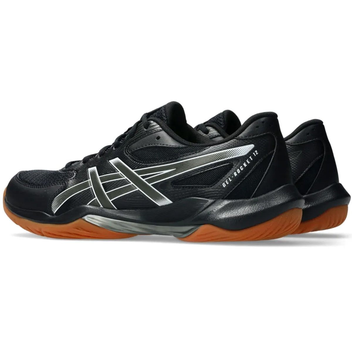Tenis Asics Gel-Rocket 12 Masculino Preto Preto 4
