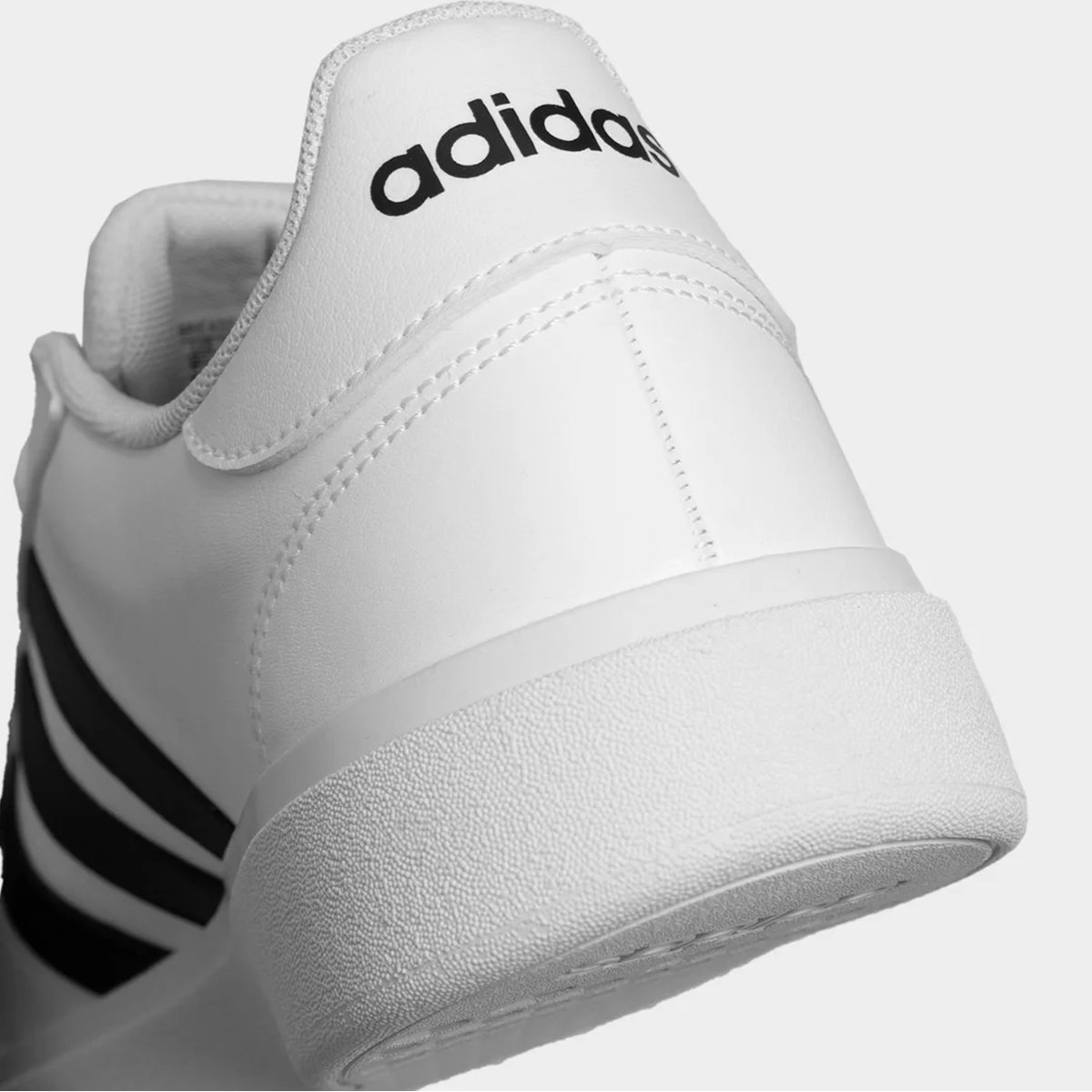Tenis Adidas Grand Court Base 2.0 Masculino Branco Branco 6