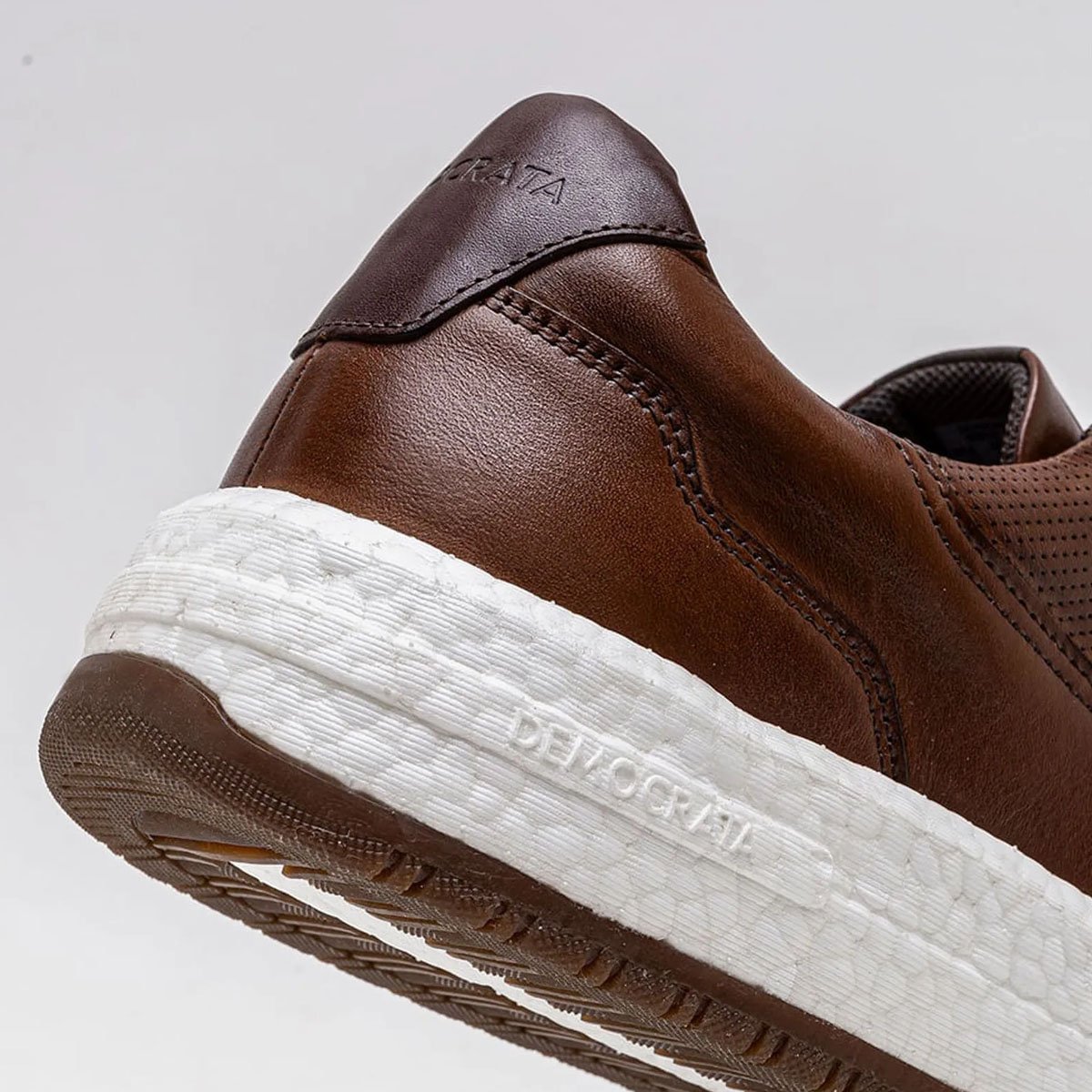 Sapatenis Democrata Denim Drake Pulse Masculino Tan Marrom 3