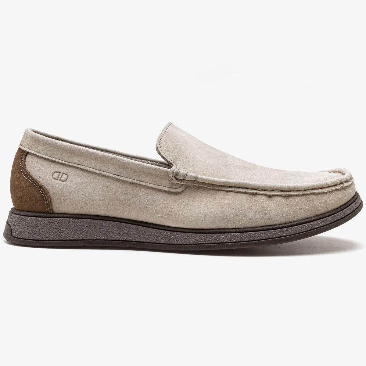 Mocassim Democrata Couro Nash Masculino Creme