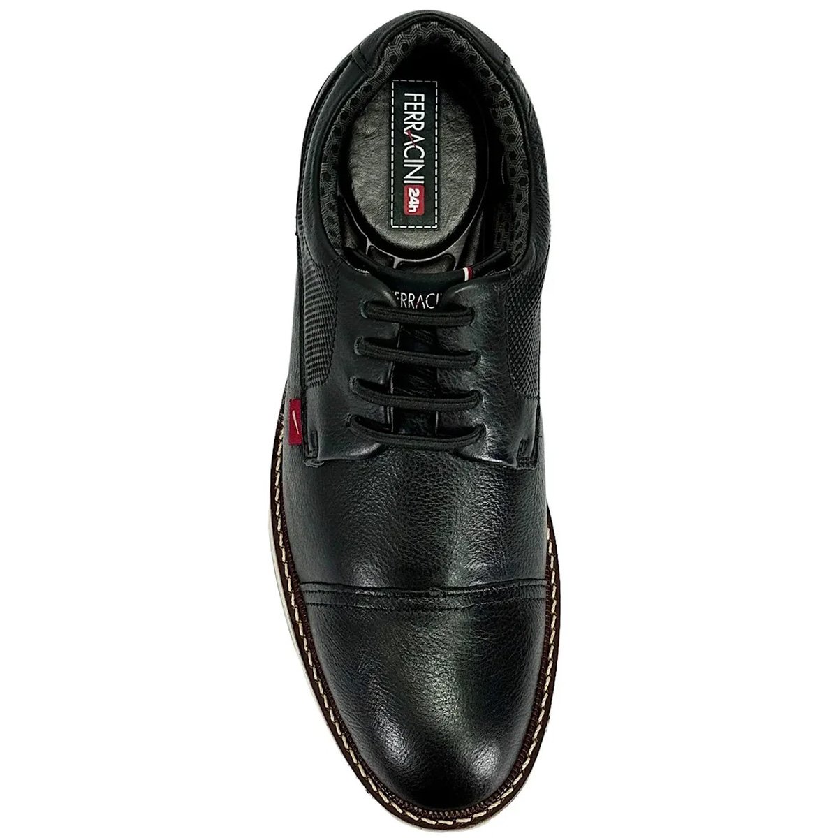 Sapato Casual Ferracini Kingston Masculino Preto Preto 4
