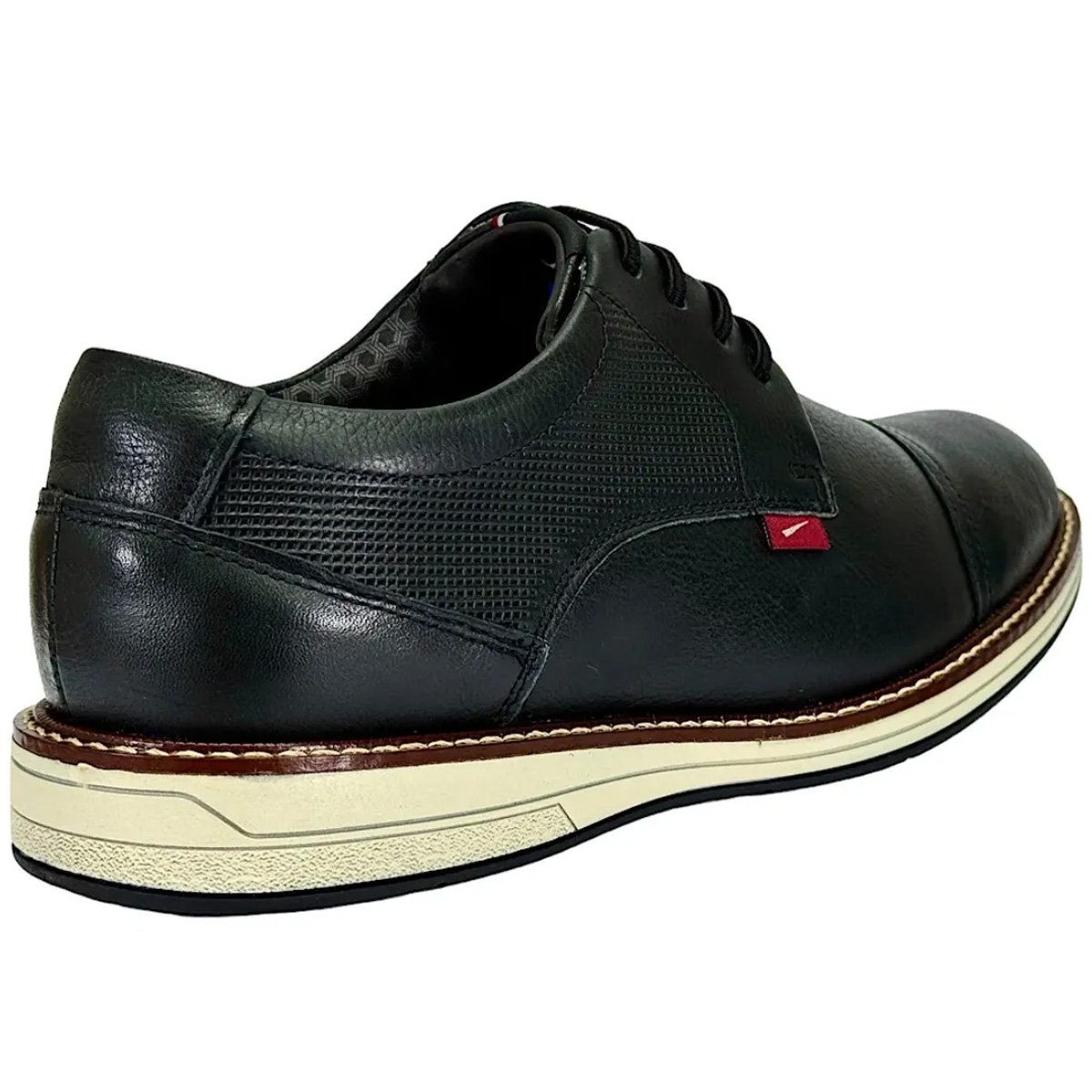 Sapato Casual Ferracini Kingston Masculino Preto Preto 6