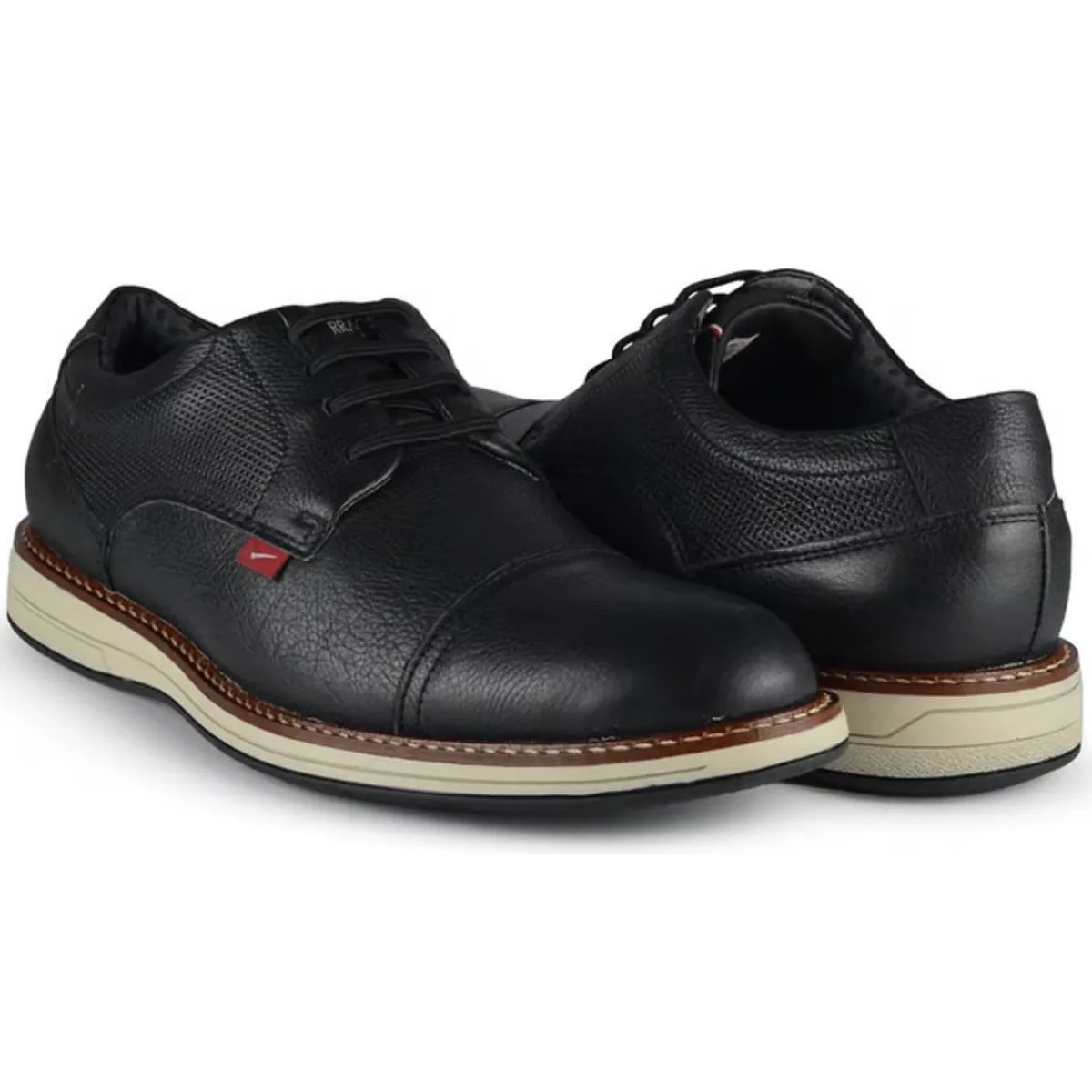 Sapato Casual Ferracini Kingston Masculino Preto Preto 7