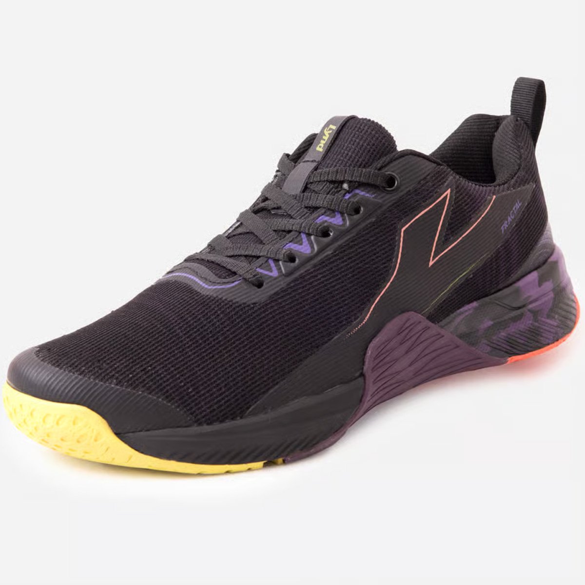 Tenis Lynd Fractal Feminino Preto Preto 3