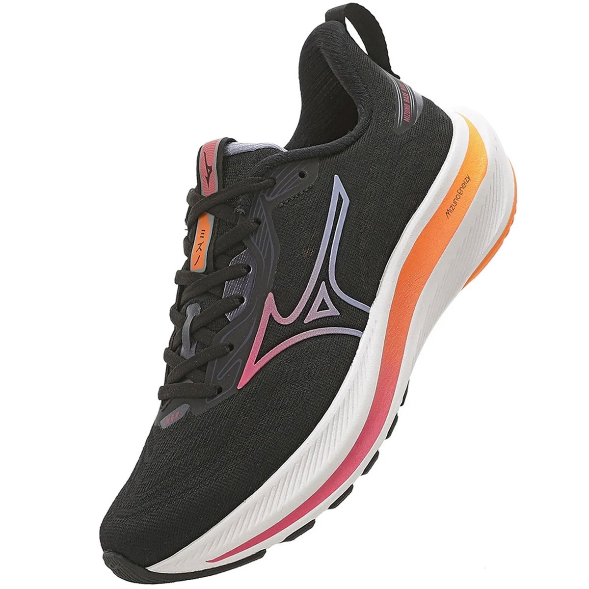 Tenis Mizuno Base Ride Feminino Preto Preto 7
