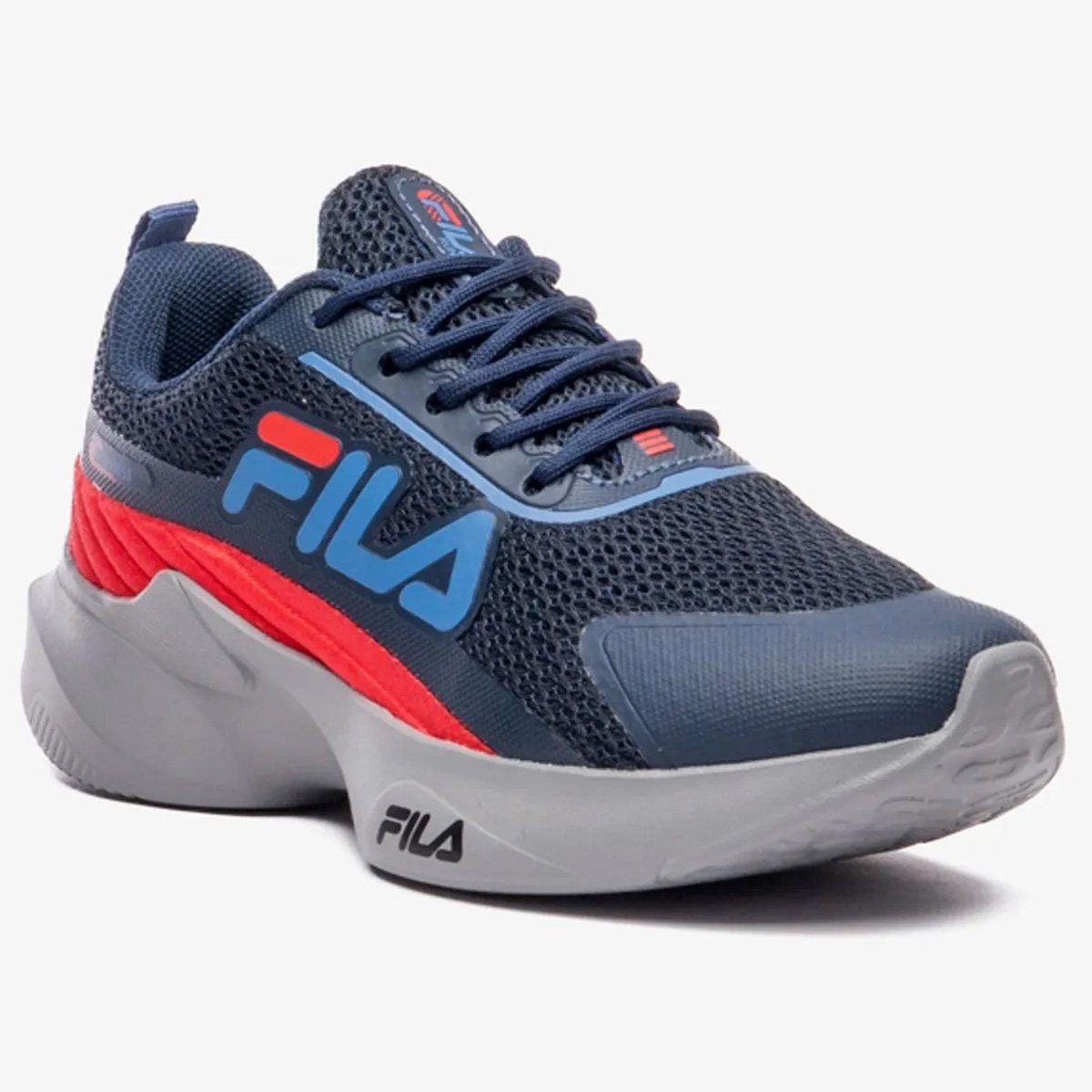 Tenis Fila Progress Infantil Marinho Azul 3