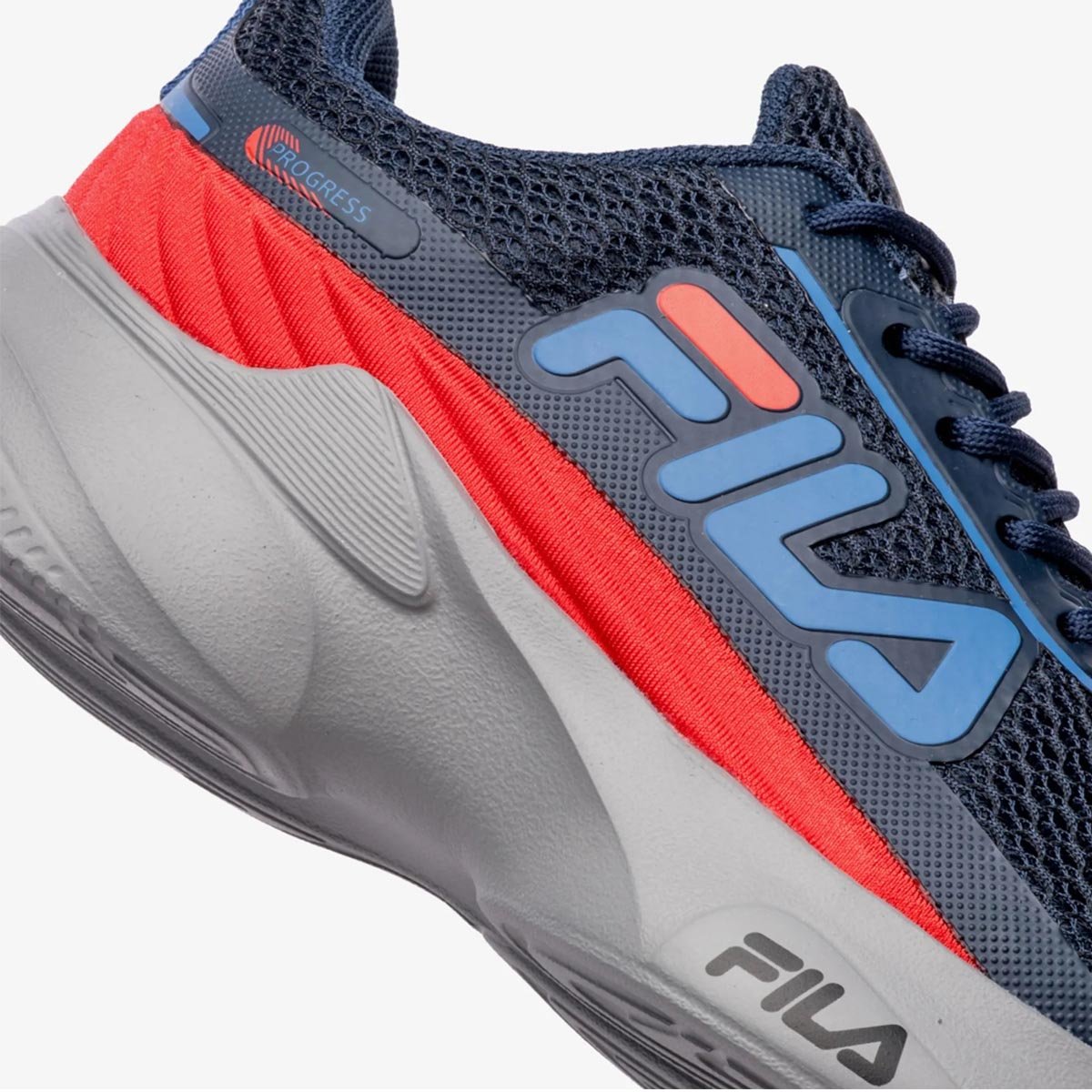 Tenis Fila Progress Infantil Marinho Azul 7