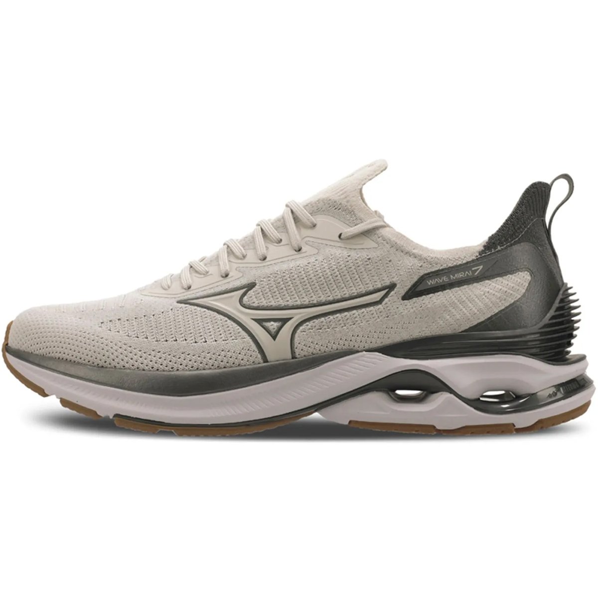 Tenis Mizuno Mirai 7 Masculino Arenito Bege 2