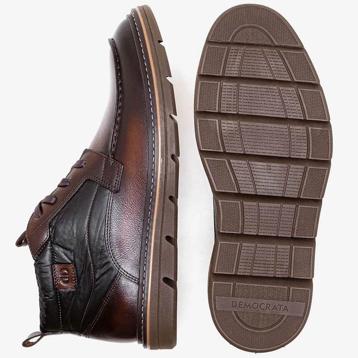 Bota Democrata Jeff Masculino Mogno Marrom 4