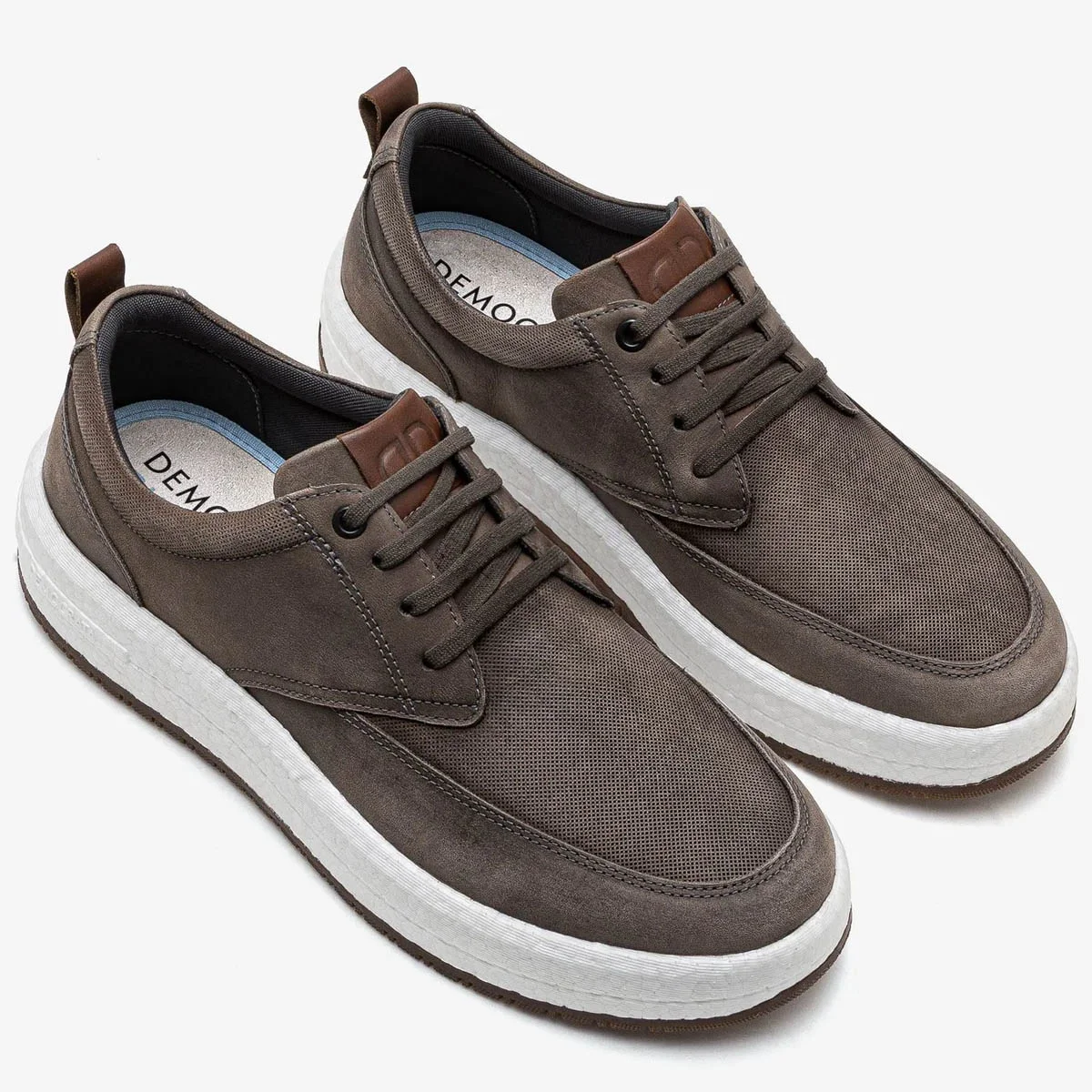 Sapatenis Democrata Drake Pulse Masculino Smoke Cinza 2