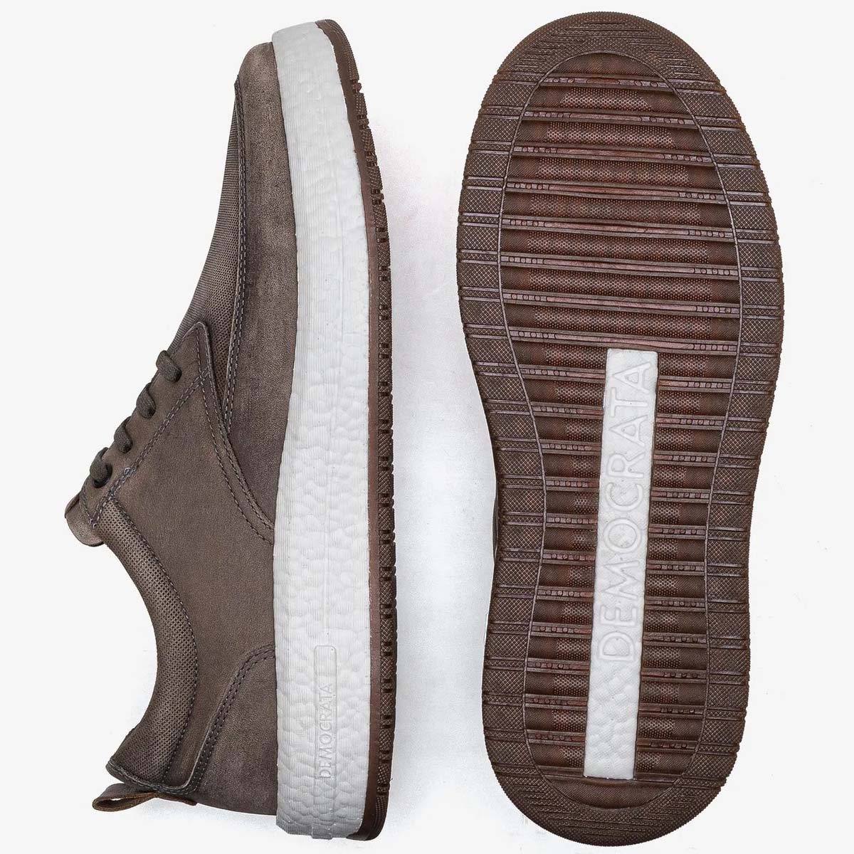 Sapatenis Democrata Drake Pulse Masculino Smoke Cinza 4
