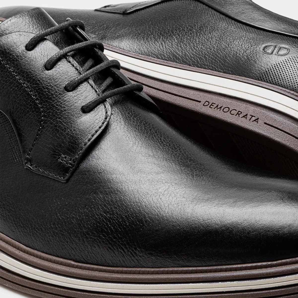 Sapato Democrata Dune Hi-Soft 32 Masculino Preto Preto 3