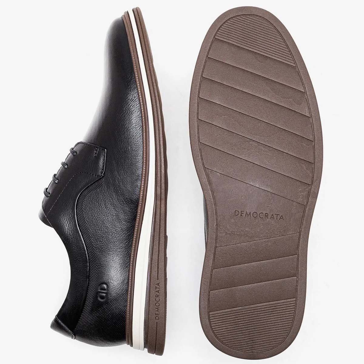 Sapato Democrata Dune Hi-Soft 32 Masculino Preto Preto 4