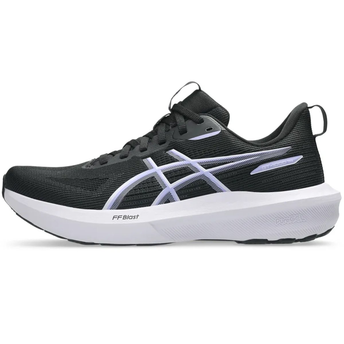 Tenis Asics GT-1000 14 Feminino Preto Preto/Lilás 2