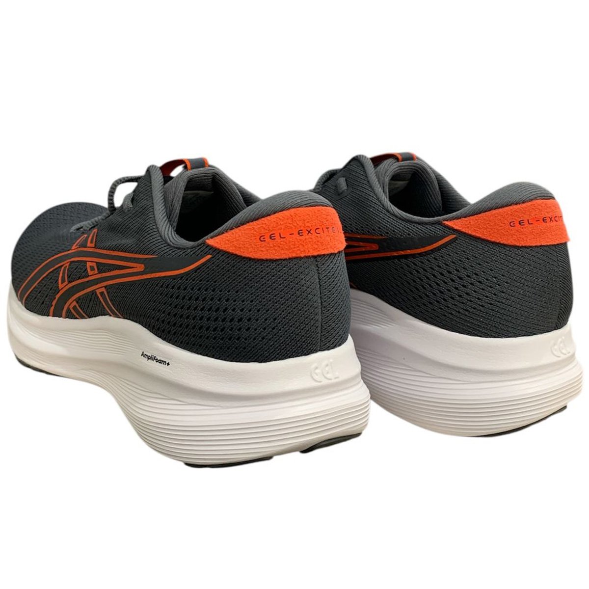 Tenis Asics Gel Excite 11 Masculino Cinza Cinza/Laranja 4