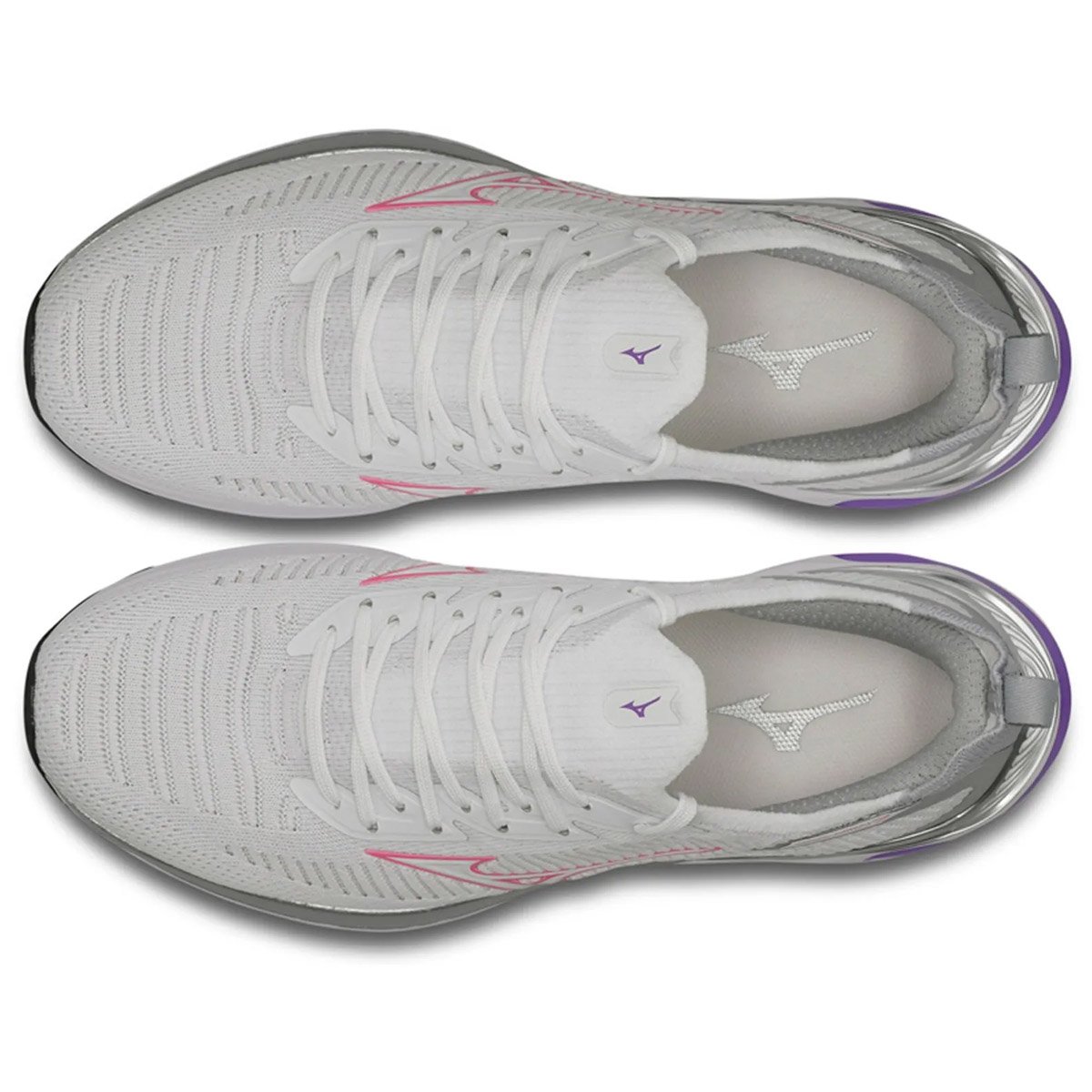Tenis Mizuno Wave Mirai 7 Feminino Branco Branco 2