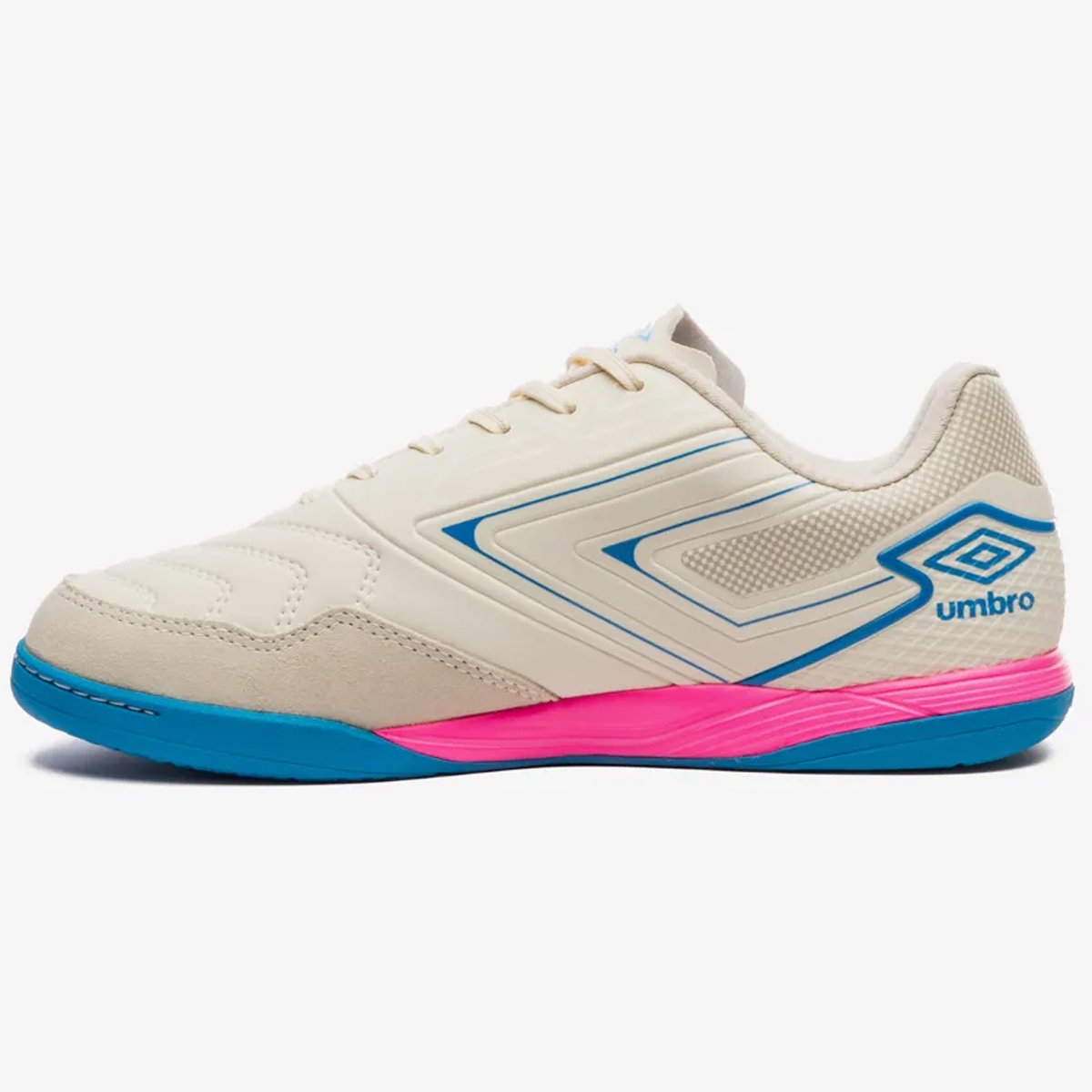 Chuteira Futsal Umbro Pro 5 Bump Club Unissex Branco Off White 2