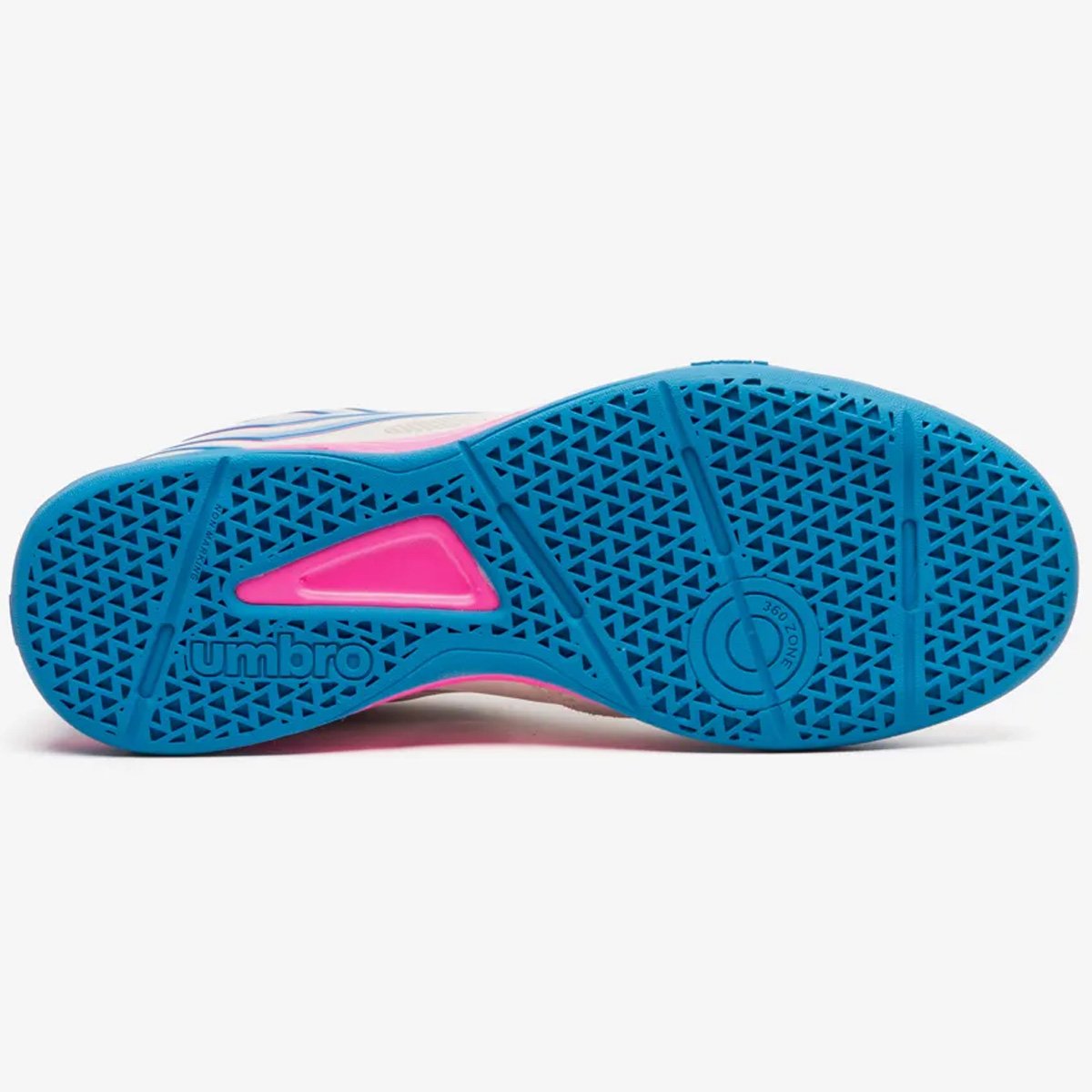 Chuteira Futsal Umbro Pro 5 Bump Club Unissex Branco Off White 5