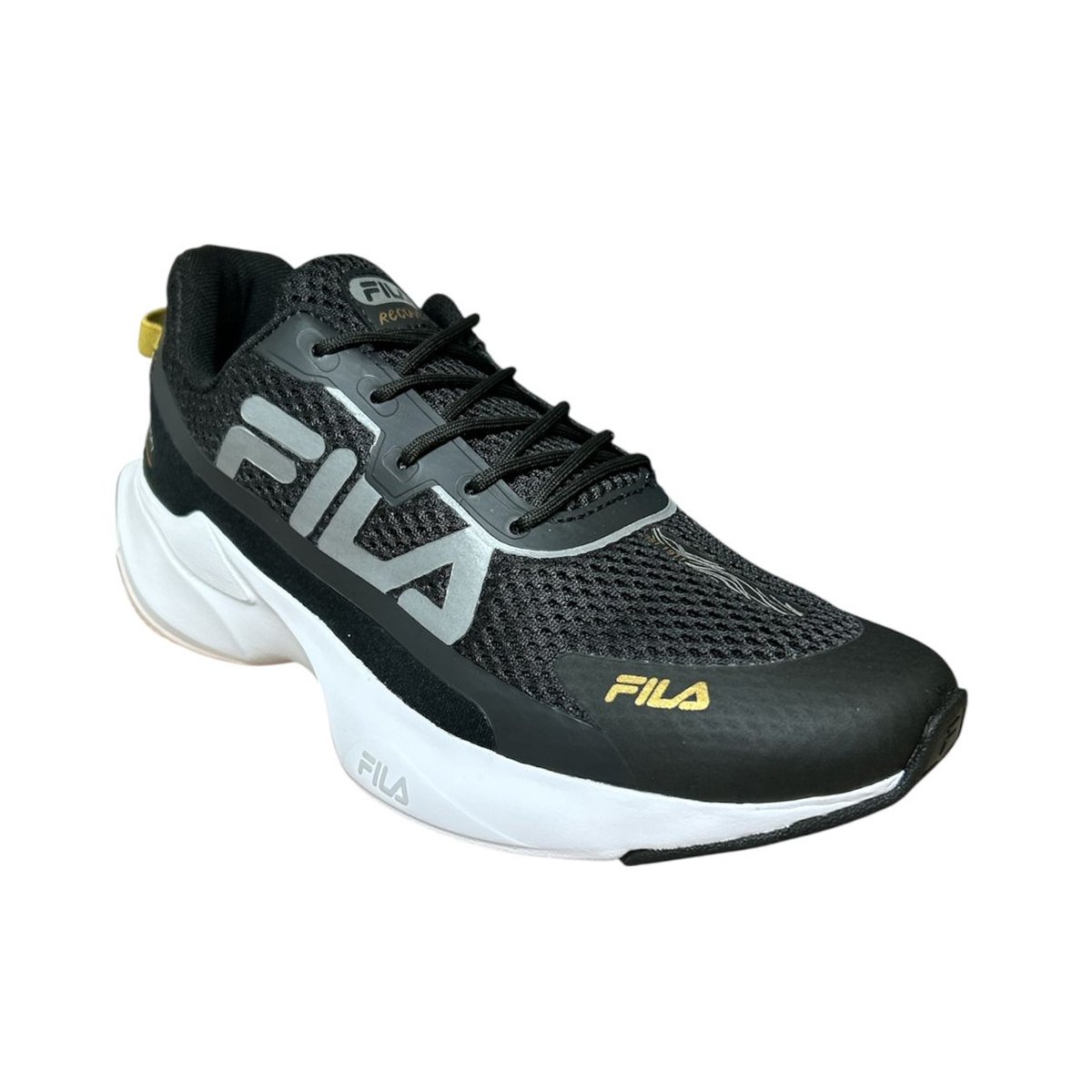 Tenis Fila Recovery Feminino Preto Preto 3