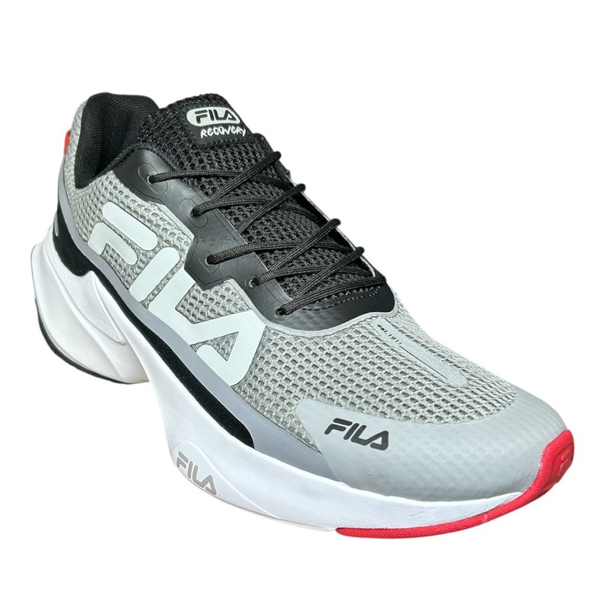 Tenis Fila Recovery Masculino Cinza Cinza 4