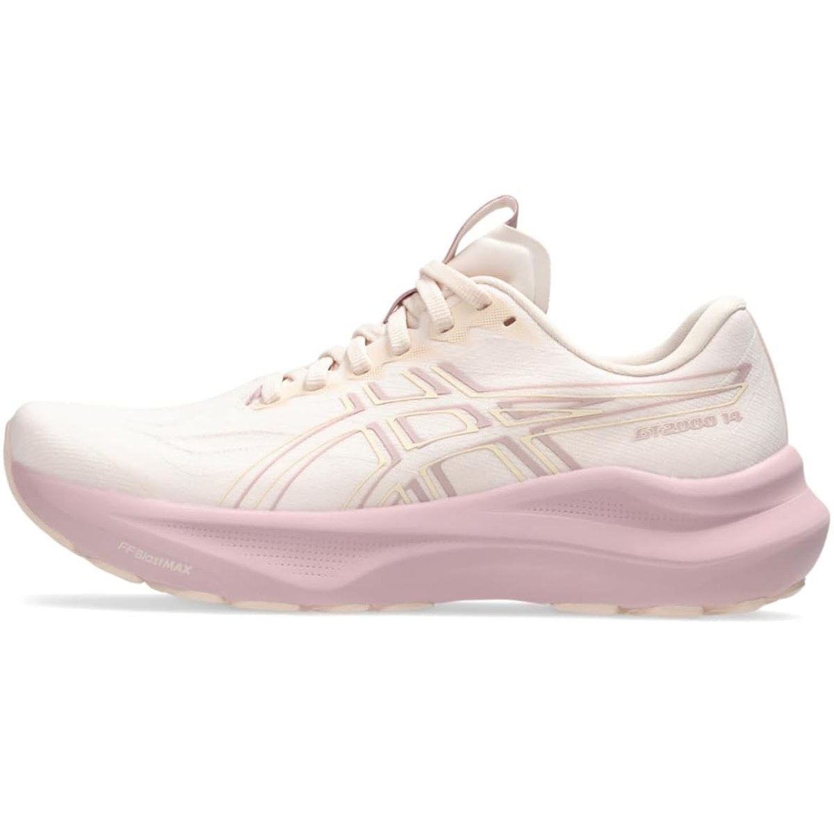Tenis Asics Gt-2000 14 Feminino Pink Rosa/Bege 2
