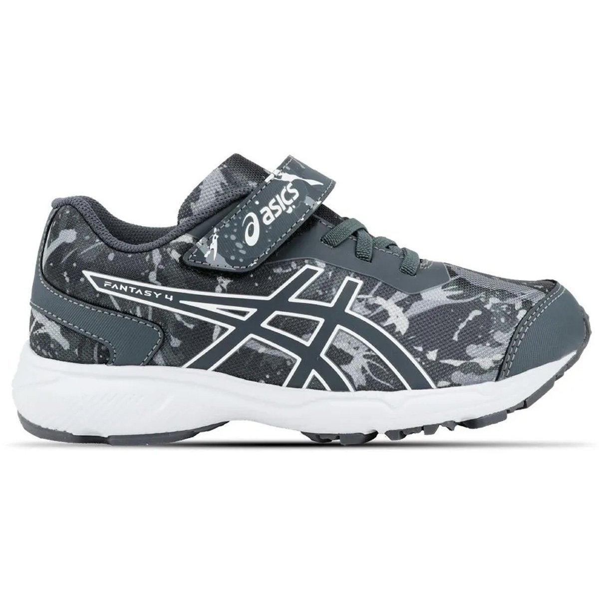Tenis Asics Fantasy 4 Infantil Cinza