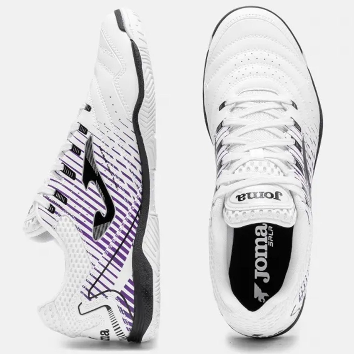 Chuteira Futsal Joma Maxima Unissex Branco Branco 5