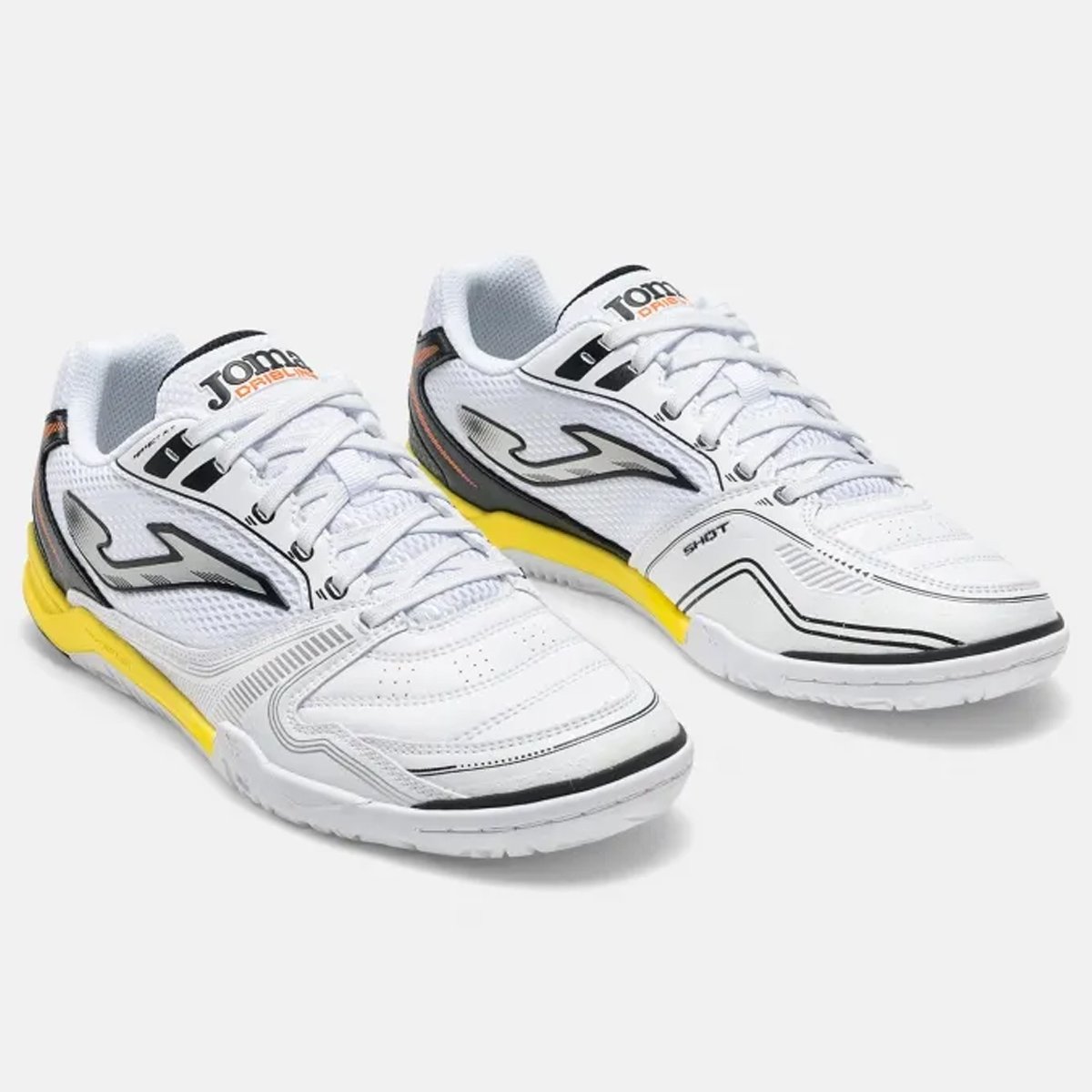 Chuteira Futsal Joma Dribling Unissex Branco Branco 3